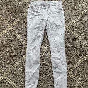 JOES WHITE JEANS SIZE 26! SKINNY JEAN RAW HEM